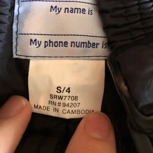 Boy, or girl snow bibs